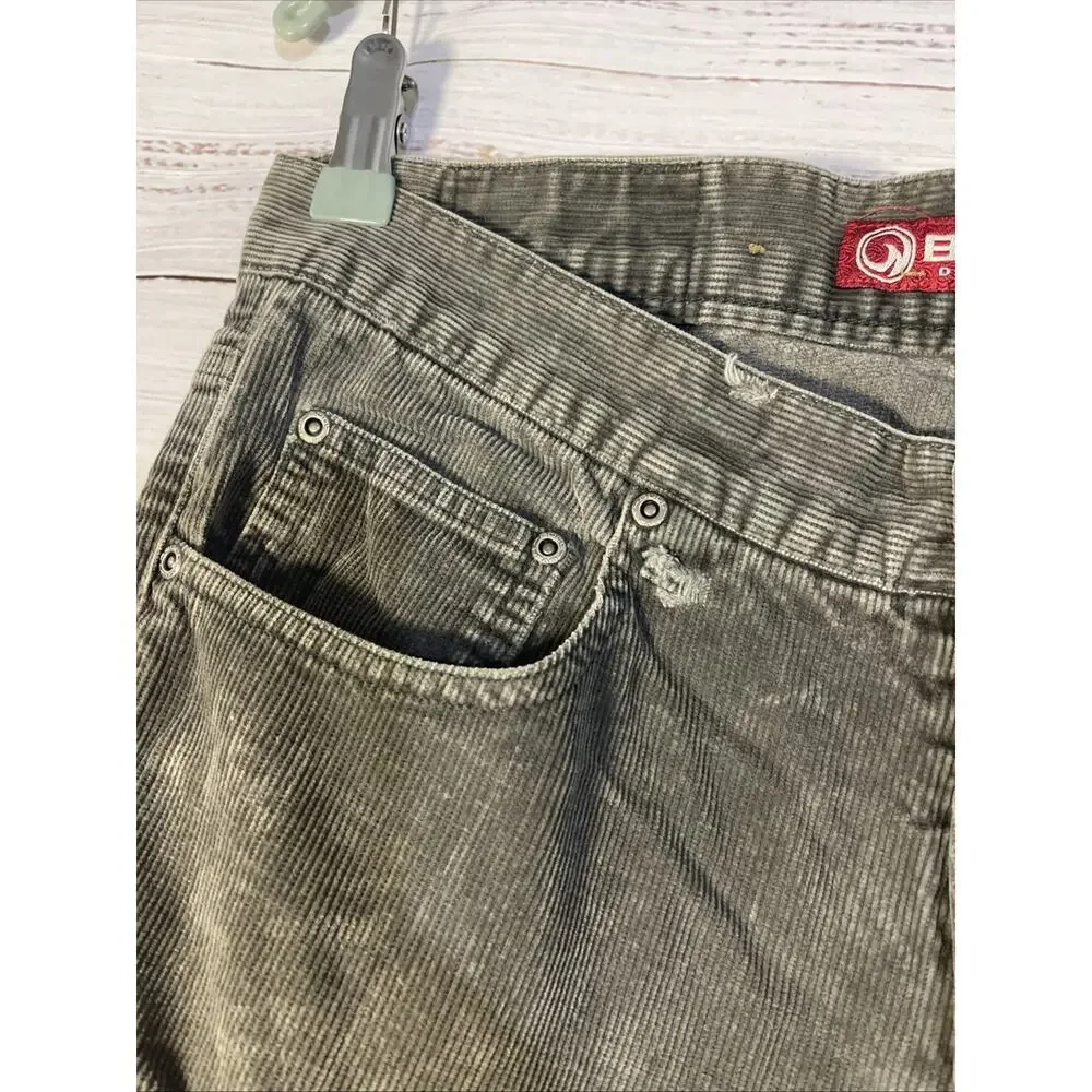 Bullhead Corduroy Loose Fit 31x30 Gray Jeans - Picture 6 of 11